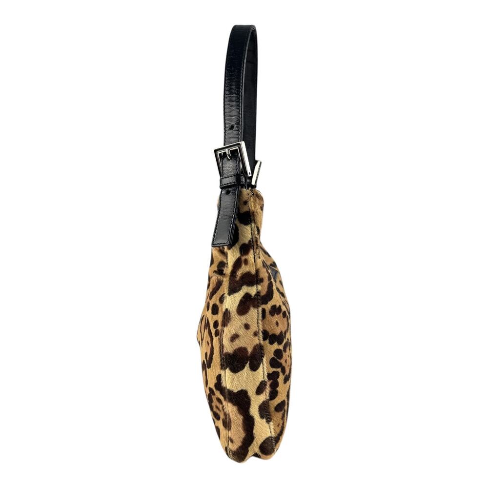 Fendi Vintage Leopard Print Calf Hair Shoulder Bag - Picture 4 of 16